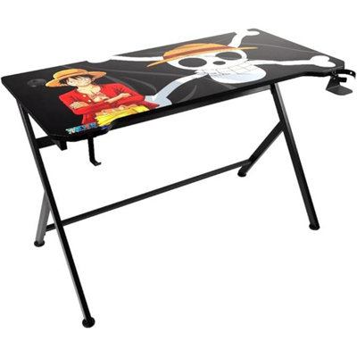 One Piece Gaming Desk - Luffy Pirate Flag Design