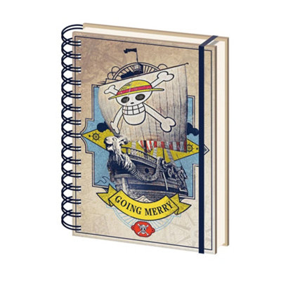 One Piece Live Action Going Merry A5 Wirebound Notebook Multicoloured (1.8cm x 21cm x 15.5cm)