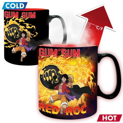 One Piece Luffy vs Kaidou Heat Change 460ml Ceramic Mug