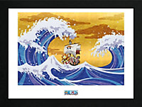 One Piece Thousand Sunny  30 x 40cm Framed Collector Print