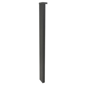 One Sided Cover - Post Extender - Black - Six Feet Extension