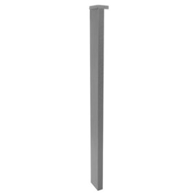 One Sided Cover - Post Extender - Graphite Grey - Eight Feet Extension