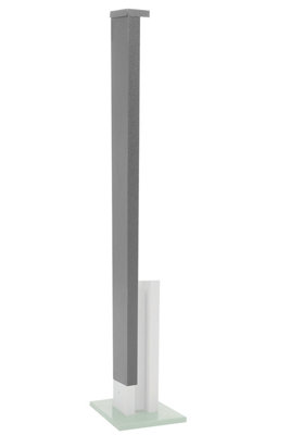 One Sided Cover - Post Extender - Graphite Grey - Eight Feet Extension