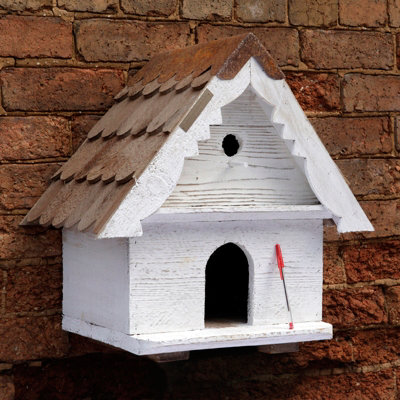 One Tier Dovecote (Large hole) Framlingham Traditional English Triangular Wall Mounted Birdhouse for Doves or Pigeons Price Comparisons | Compare The Build