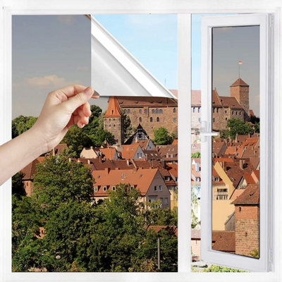 One-way mirror window film, heat-resistant, anti-glare, temperature ...