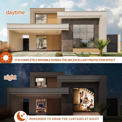 One-way vision thermal insulation film, blackout window film, impact ...