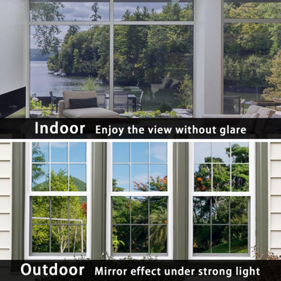 One-way vision window film, thermal insulation, reflective, suitable ...