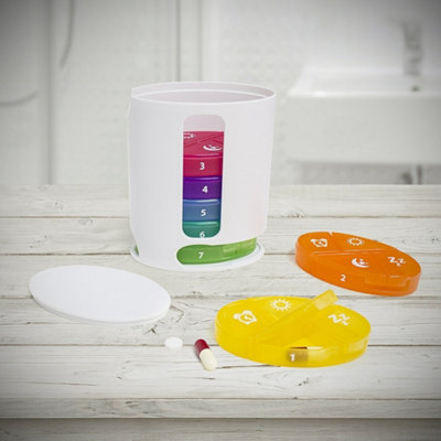 One Week Plastic Medicine Tablet Box Storage Organiser