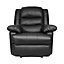 Onemill Adjustable Leather Recliner Chair Armchair Sofa PU Leather  for Living Room Lounge