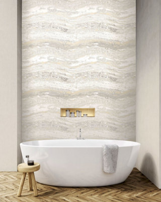 Onyx luxury heavyweight wallpaper - natural