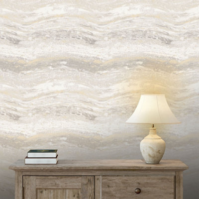 Onyx luxury heavyweight wallpaper - natural