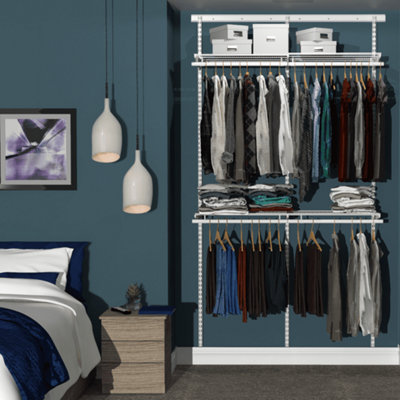 Open Wardrobe System 124cm (W) at B&Q