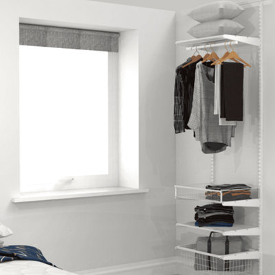 Open Wardrobe System with Basket 63cm (W)