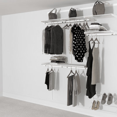 Rail wardrobe system hot sale