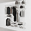 Open Wardrobe System with Shoe Storage & Baskets 185cm (W) Pull Out Shoe Rack