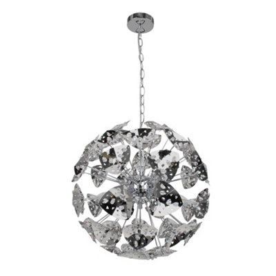 Ophir Polished Chrome Sputnik Pendant