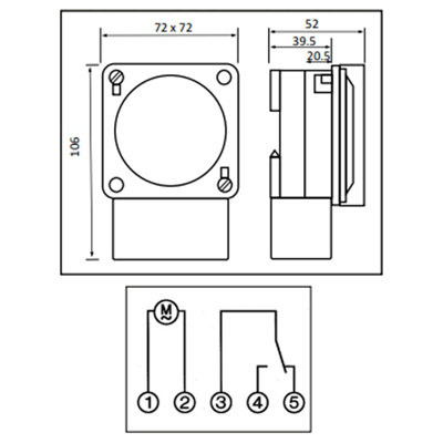 Optimum 24 Hour Time Switch Quartz 150 Hour Surface Panel Din-Rail Mounting
