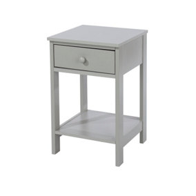 Options Grey shaker, 1 drawer petite bedside cabinet