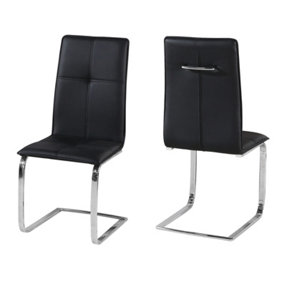 Opus Dining Chair Black (Pack of 2)