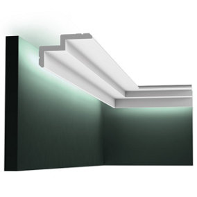 Orac Decor C390 Contemporary Coving or LED Lighting Moulding 3 Pack