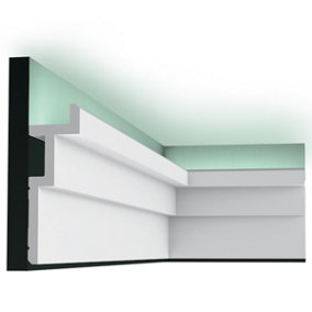 Orac Decor C396 Contemporary Coving or LED Lighting Moulding 2 Pack