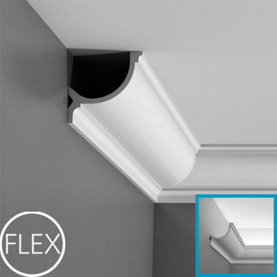 Orac Decor C902F Flexible Premium Coving Moulding - 2 Metres