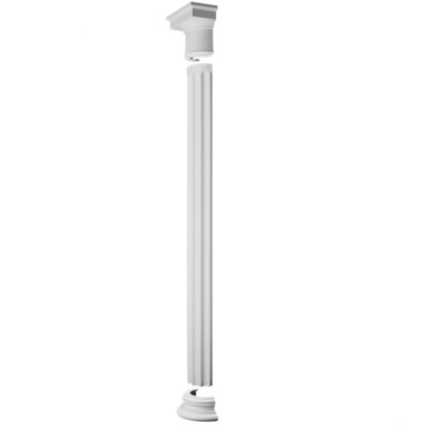 Orac Decor K1001 Slim Fluted Column Half Shaft