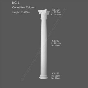 Orac Decor KC1 Corinthian Column