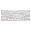 Oracle White Split Faced Stone Effect Porcelain Tile - Pack of 160, 45m² - (L)890x(W)320