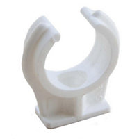 Oracstar Pipe Clips (Pack of 8) White (One Size)