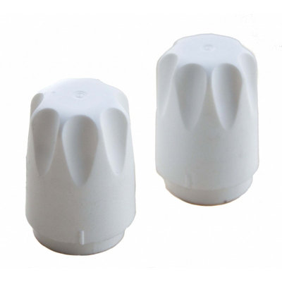 Oracstar Radiator Cap (Pack of 2) White (One Size) | DIY at B&Q