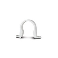 Oracstar WF75 Pipe Clips (Pack of 4) White (40mm)