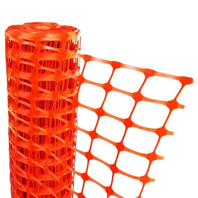 Orange 50cm Barrier Fencing Mesh Safety Netting Roll