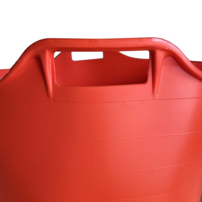Orange 76L Flexi Tub Party Toy Garden Carry Trug Tub - 5