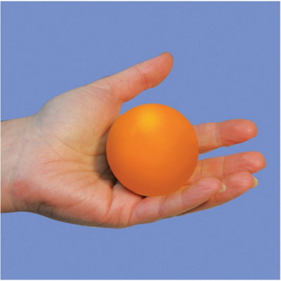 Orange Foam Squeeze Ball - Sensory Stress Reliver - ADHD Rehabilitation Therapy