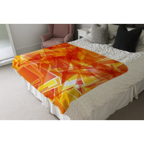 Orange Geometric (Blanket) / Default Title
