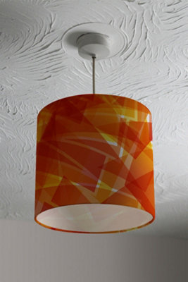 Orange Geometric (Ceiling & Lamp Shade) / 25cm X 22cm / Lamp Shade ...