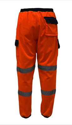 Orange Hi Vis Work Trousers - 4Xlarge