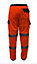 Orange Hi Vis Work Trousers - XLarge