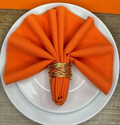 Orange Napkins 38cm x 38cm (15 x 15)