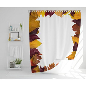 Orange & Purple Autumn (Shower Curtain) / Default Title