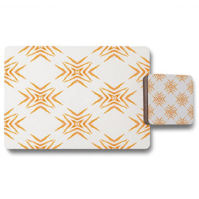 Orange ravishing boho chic (Placemat & Coaster Set) / Default Title