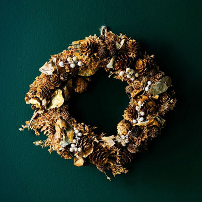 Orange Scented Artificial Wreath Christmas Home Decor