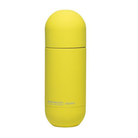 Orb Stainless Steel Insulated Water Bottle Yellow 400ml