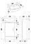 Orbit 1 Door Cloakroom Vanity Basin Unit - 400mm - Gloss White - Balterley