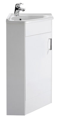 Corner sink 2024 vanity unit