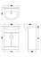 Orbit Floor Standing 2 Door Vanity Basin Unit - Gloss Grey - 550mm - Balterley