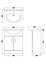 Orbit Floor Standing 2 Door Vanity Basin Unit - Gloss Grey Mist - 650mm - Balterley