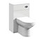 Orbit Slimline WC Unit (Toilet Pan & Concealed Cistern Not Included) - 500mm - Gloss White - Balterley
