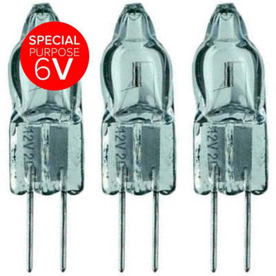 Orbitec Halogen G4 Capsule 10W 6V Dimmable Axial Warm White Clear M326 ...